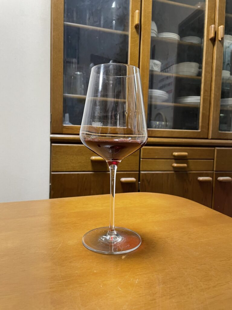 シャトーメルシャン桔梗が原メルロー2018グラス1