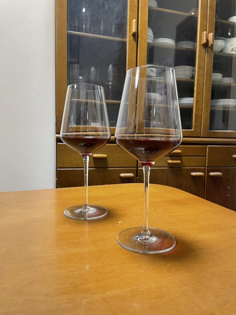 シャトーメルシャン桔梗が原メルロー2018グラス2